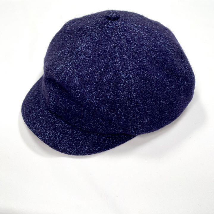 3510円 【クーポン対象外】 美品 RRL Indigo-dyed Newsboy Cap S