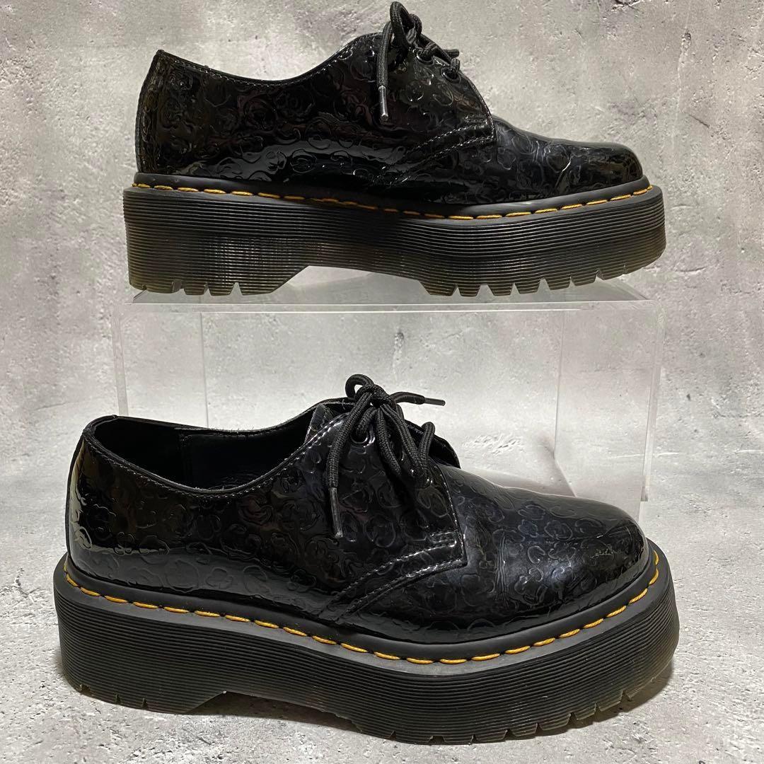 Dr.Martens 1461 QUAD（uk6）3ホール　厚底　ダブルソール
