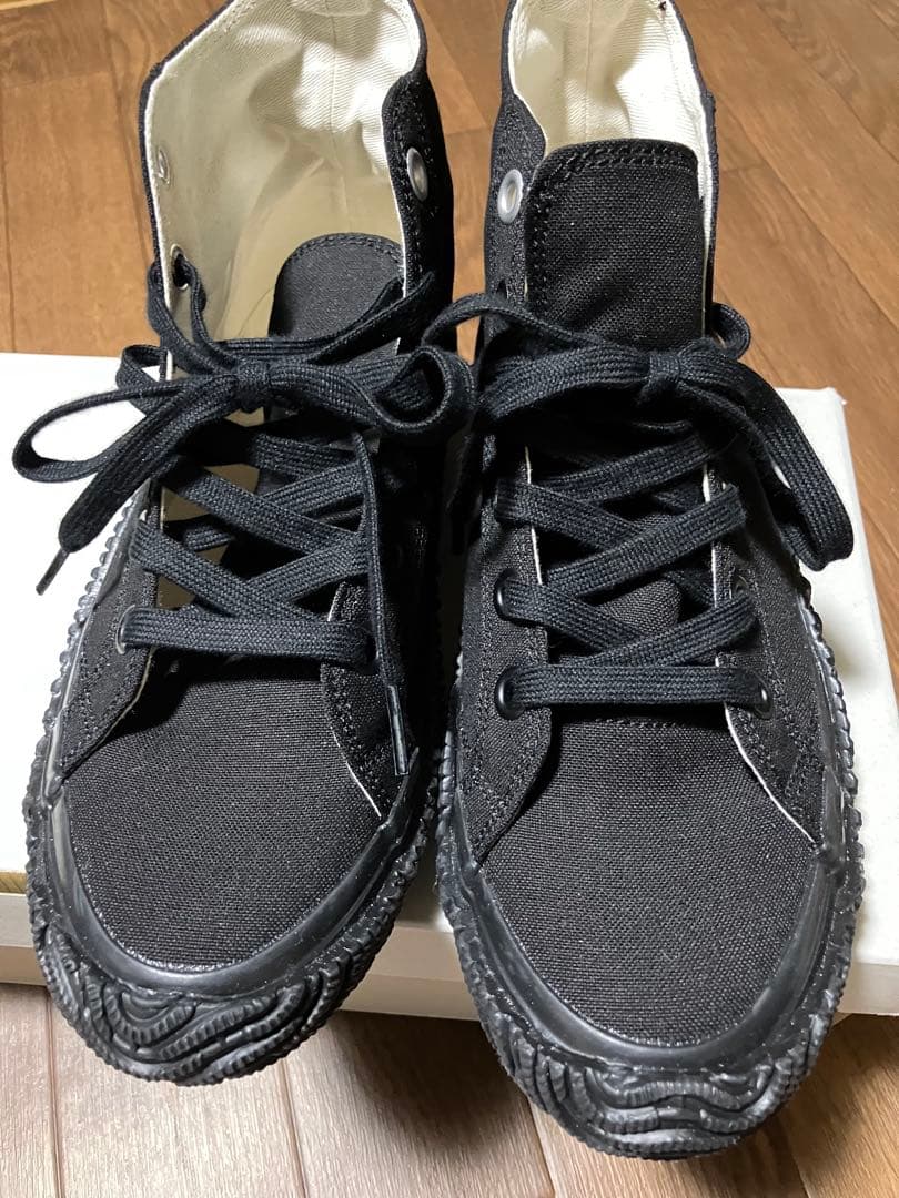 〈新品〉Y's COTTON CANVAS SNEAKERS/黒/23.5cm 〈新品〉Y's COTTON CANVAS SNEAKERS/黒/23.5cm