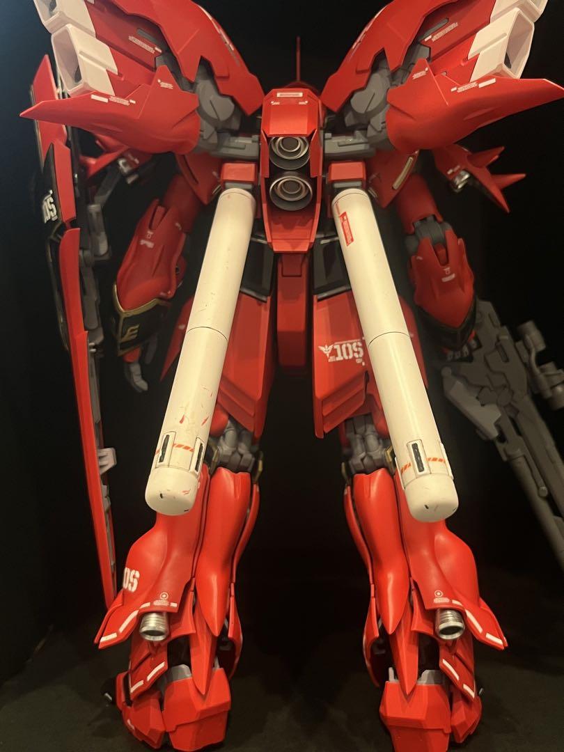 【市場希少品】ガンプラ ジャンク　MG 1/100　シナンジュ　クリーニング済