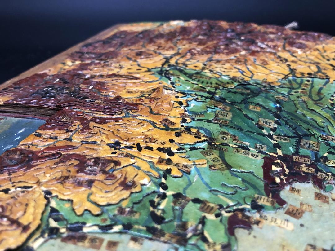 【 戦前立体古地図 】　関東地方　1：1000000　蔵出初品　　L0128J