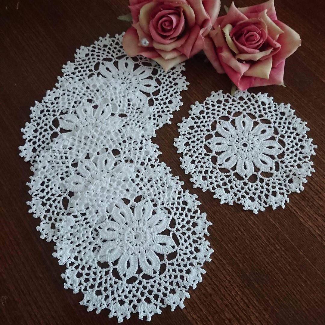 ♡専用　お花のレース編みドイリーセット♡