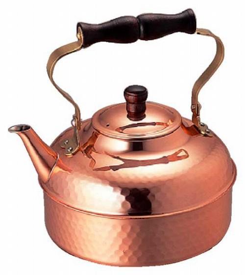 【12月スーパーSALE 15%OFF】 新光金属 S-810H銅鎚目入ケトル定価¥16500 ケットル2L 槌目入 銅 調理器具