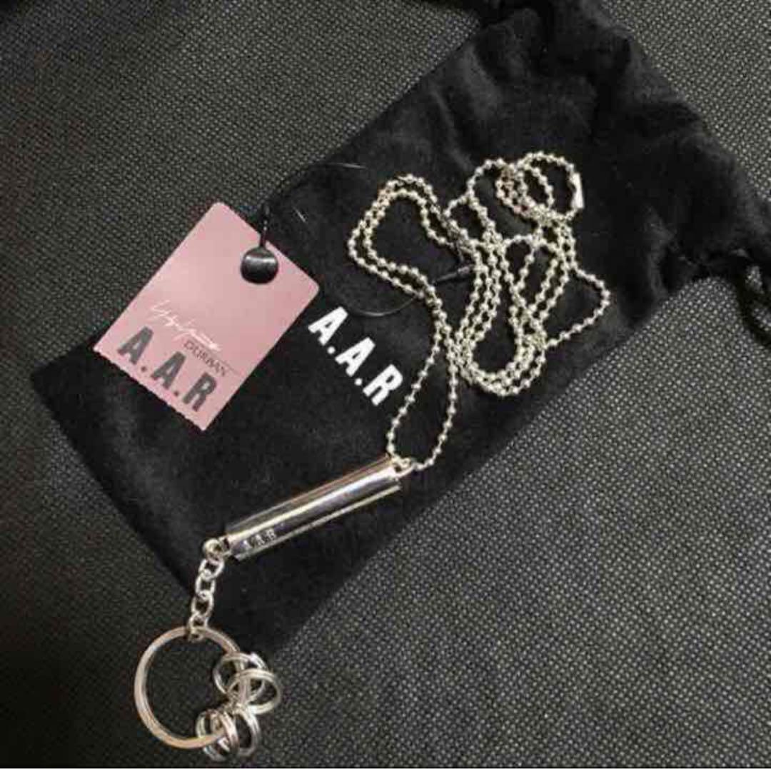 A.A.R シルバー ロングネックレス Yohji Yamamoto
