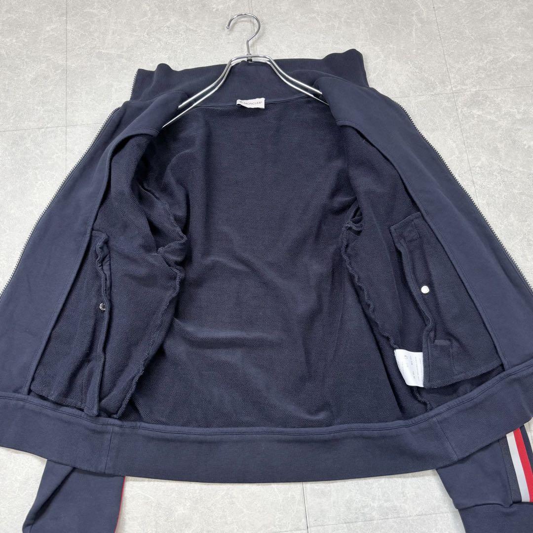 【美品】MONCLER モンクレール トラックジャケット ジャージ M ネイビー