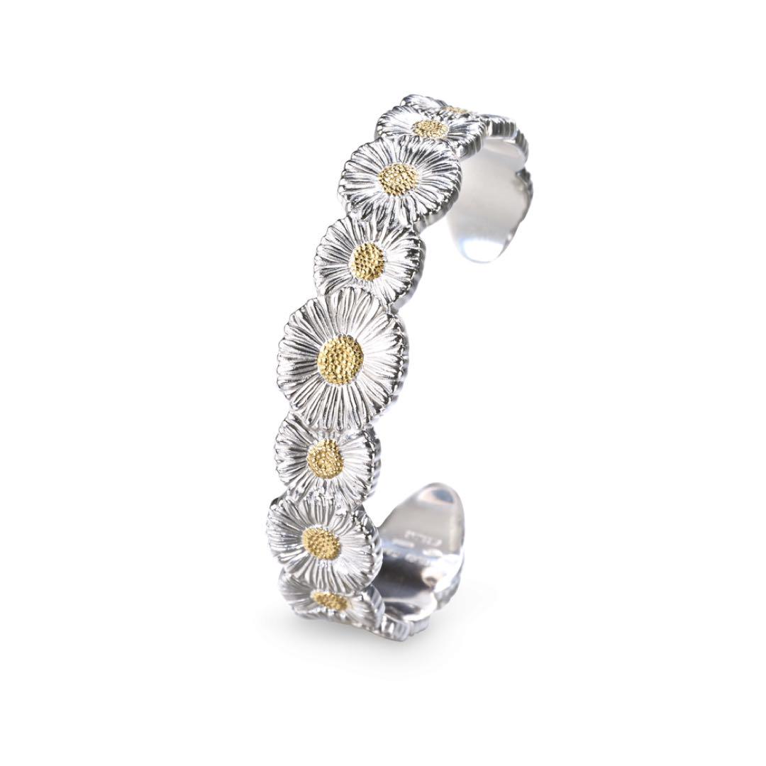BUCCELLATI シルバー バングル　BLOSSOMS VERMEIL