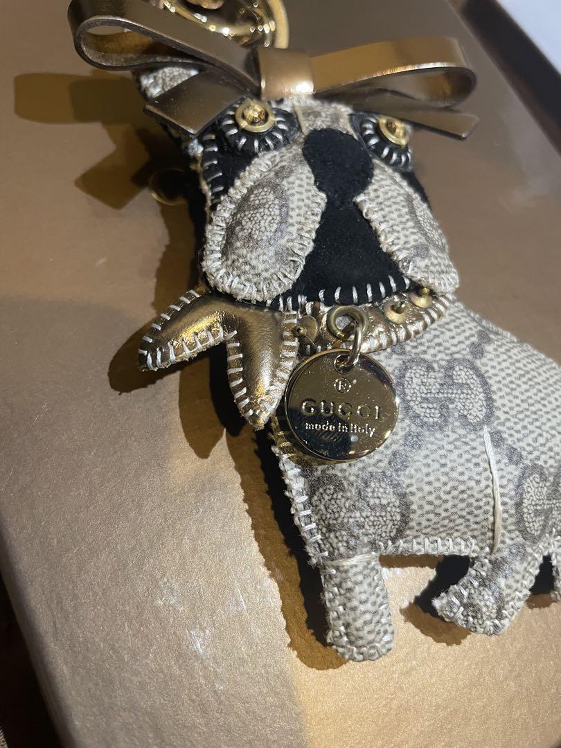 最新作の 箱付 キーホルダー フレンチブルドッグ レロイ グッチョリ GUCCI アクセサリー