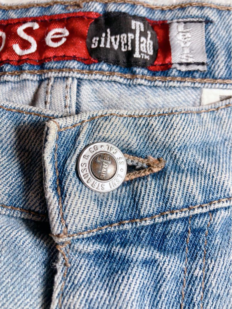 リーバイス シルバータブ W36 L30 LEVI'S リーバイス シルバータブ silver Tab ブラック グレー