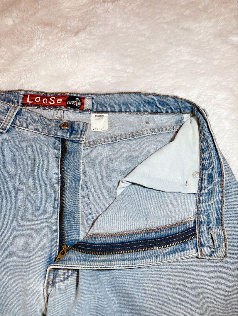 リーバイス シルバータブ W36 L30 LEVI'S リーバイス シルバータブ silver Tab ブラック グレー