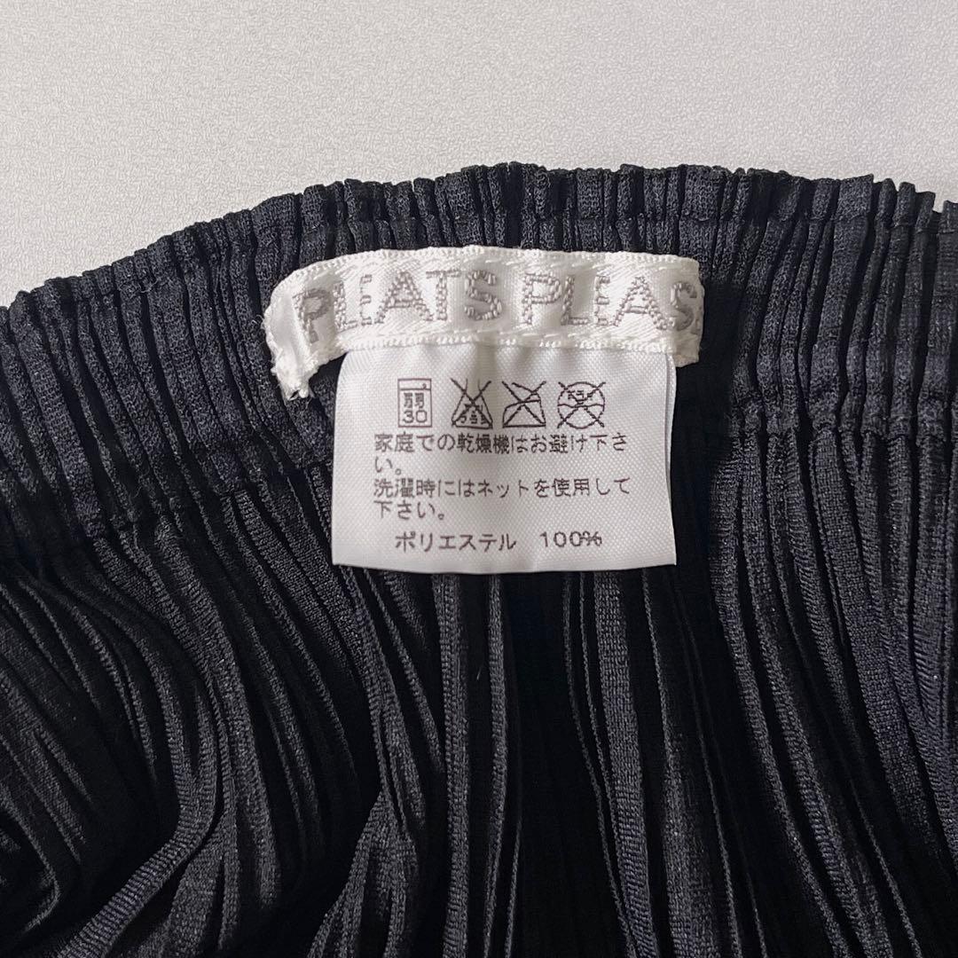 極美品 プリーツプリーズ イッセイミヤケ ロングスカート チェック柄 サイズ3