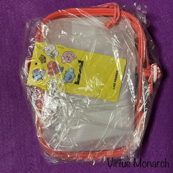 台湾限定 BT21 バッグ （R040） (レッド ) 3色がありますの通販