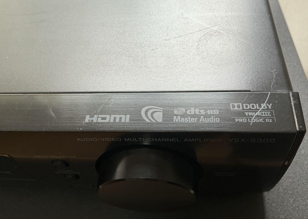 パイオニア サラウンド VSX-S300 / S-SLW500 【動作確認】