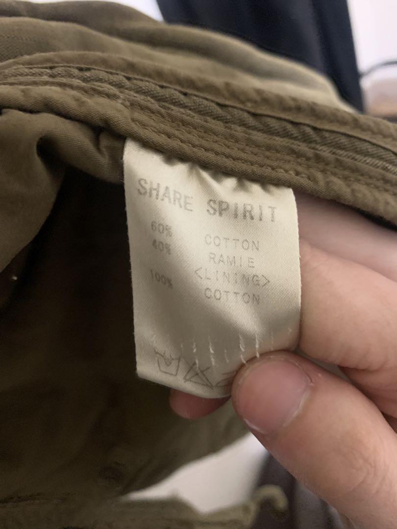 “Share spirit” double zip mods coat