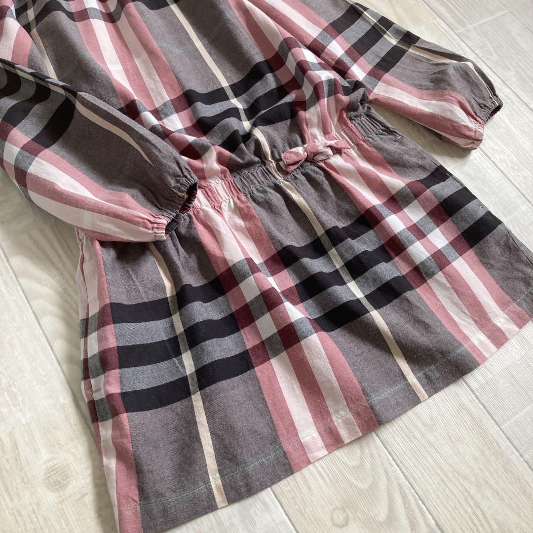 BURBERRYバーバリー◆涼しい 薄手 ノバチェック ワンピース 150