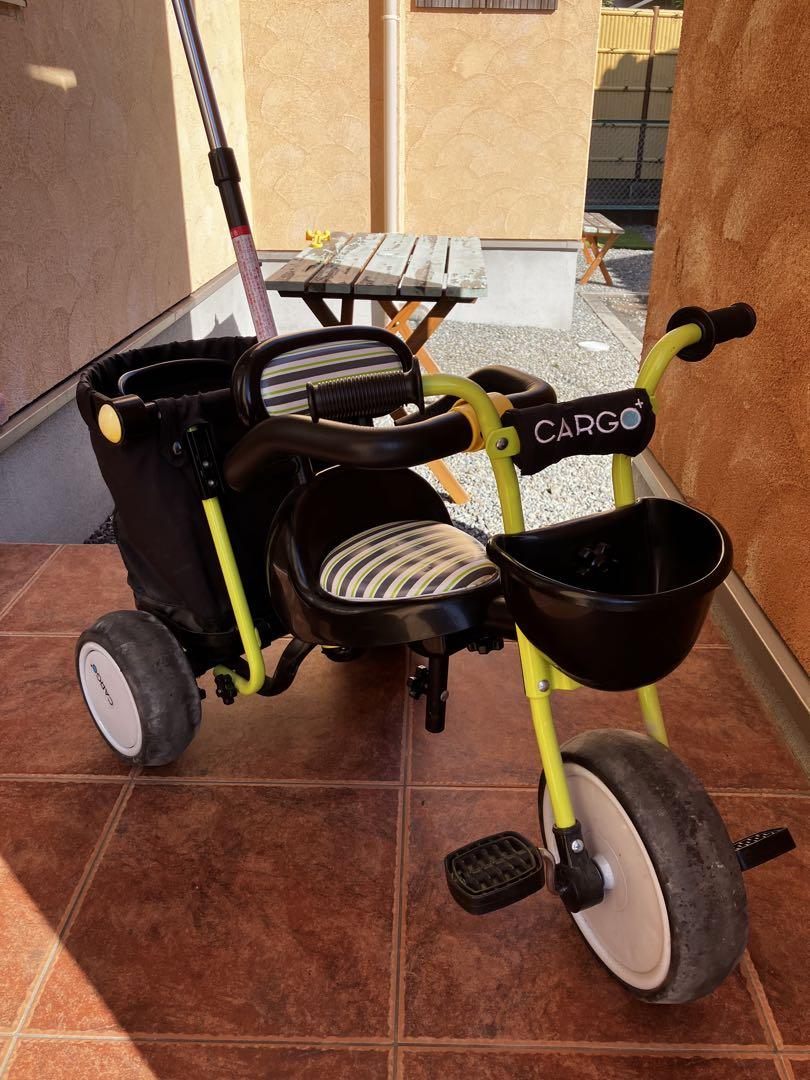 三輪車 アイデス ides カーゴプラス 制御棒 大容量カゴ