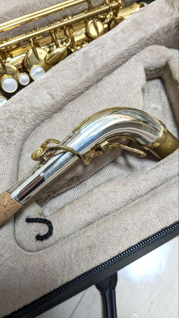 Yanagisawa アルトサックス用ネック AKz3 銀製 クリアラッカー