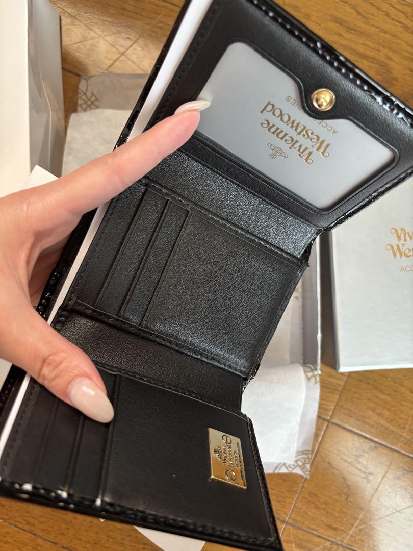 vivienne westwood 財布 エナメルブラック
