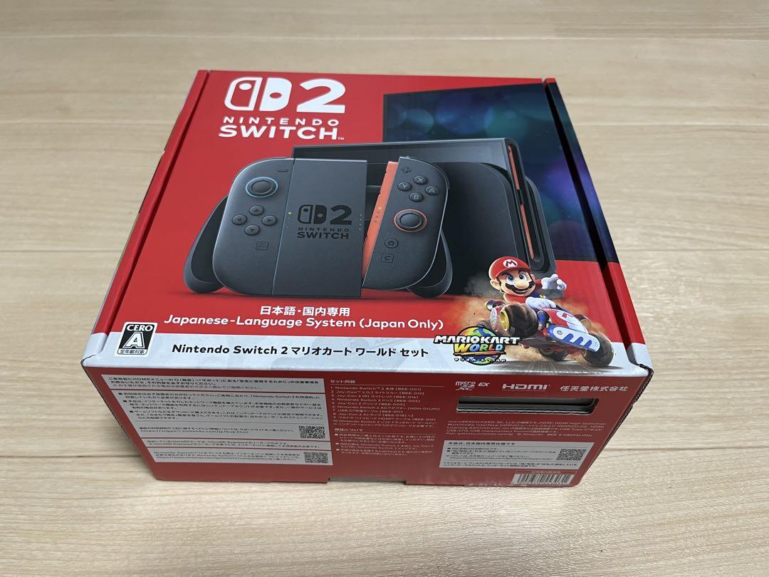 Nintendo Switch 2 マリオカートワールドセット　日本語専用 本体 Nintendo Switch ニンテンドー スイッチ2 マリオカート ワールド