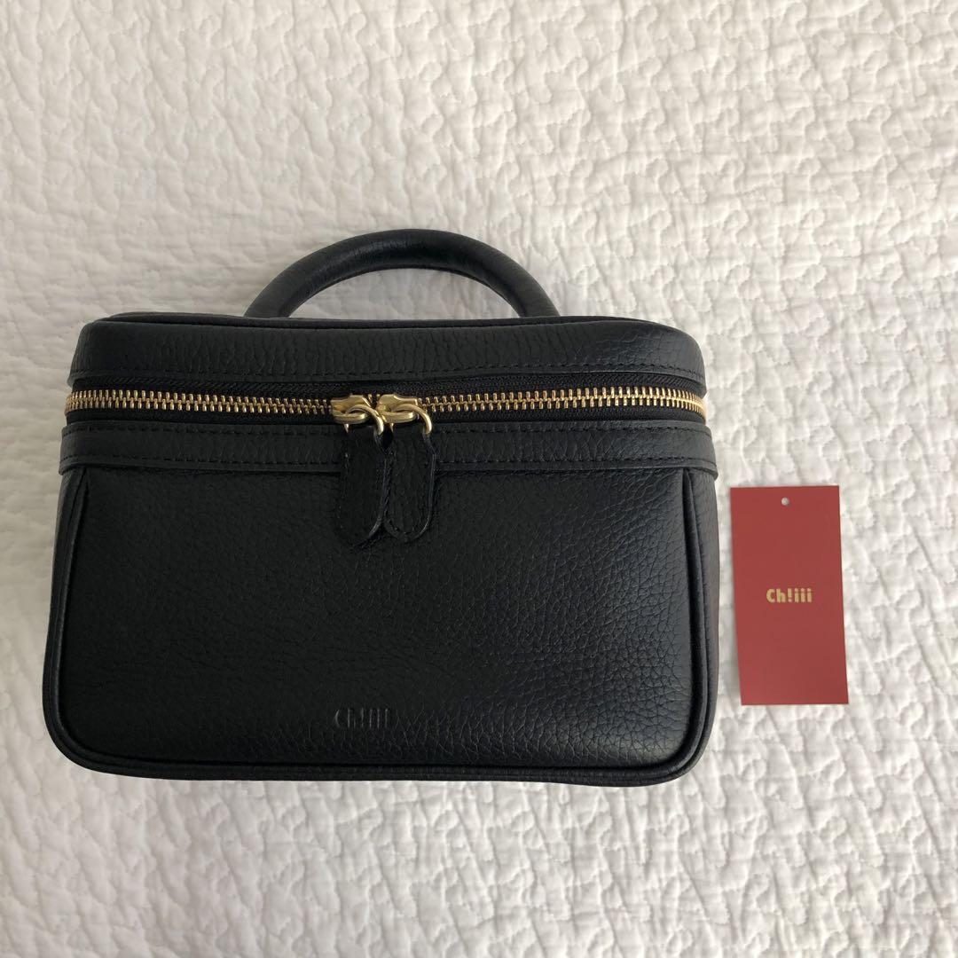 chiiibag バニティ ブラック chiiiibag レザーバニティ ブラック