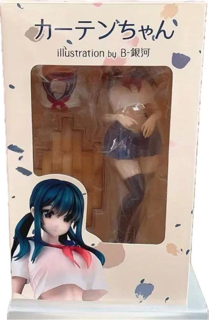 えいてぃーん カーテンちゃん by B-銀河 PVC&ABS製 フィギュア