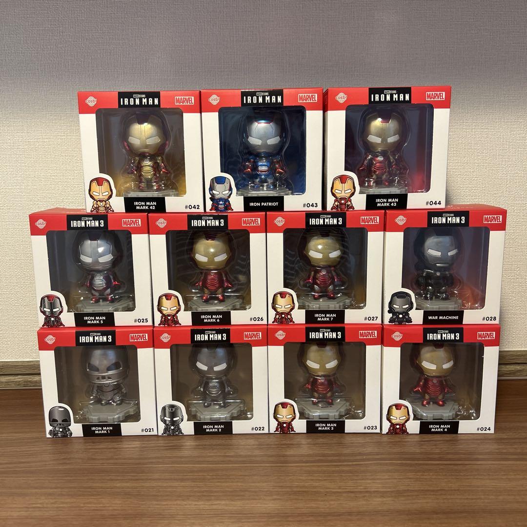 アイアンマン　コスビ　フィギュア 11体セット