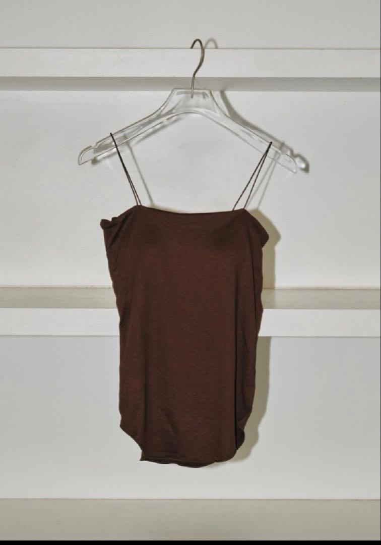 TODAYFUL Cupin Flatseam Camisole ブラウン