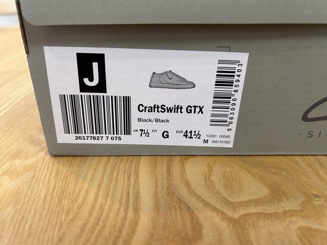 クラークス Clarks クラフトスウィフト ゴアテックス レザースニーカー
