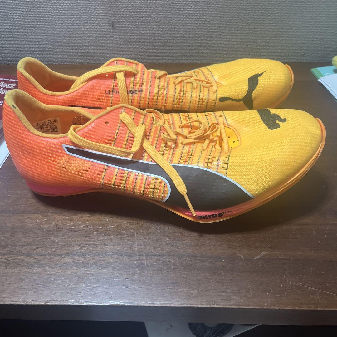 PUMA エヴォスピードニトロ400 2 27,5 スパイク・シューズ