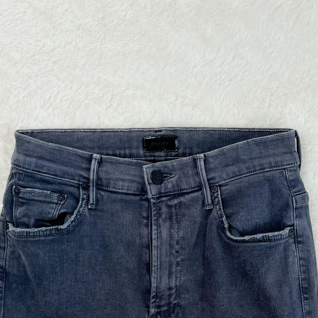 極美品【MOTHER/マザー】INSIDER CROP STEP FRAY 26 MOTHER マザー insider crop step fray 26