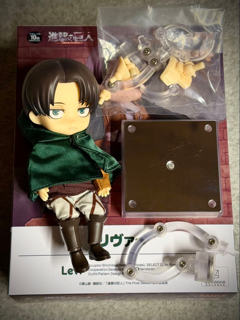 進撃の巨人 リヴァイ ねんどろいど目立った傷や汚れなし