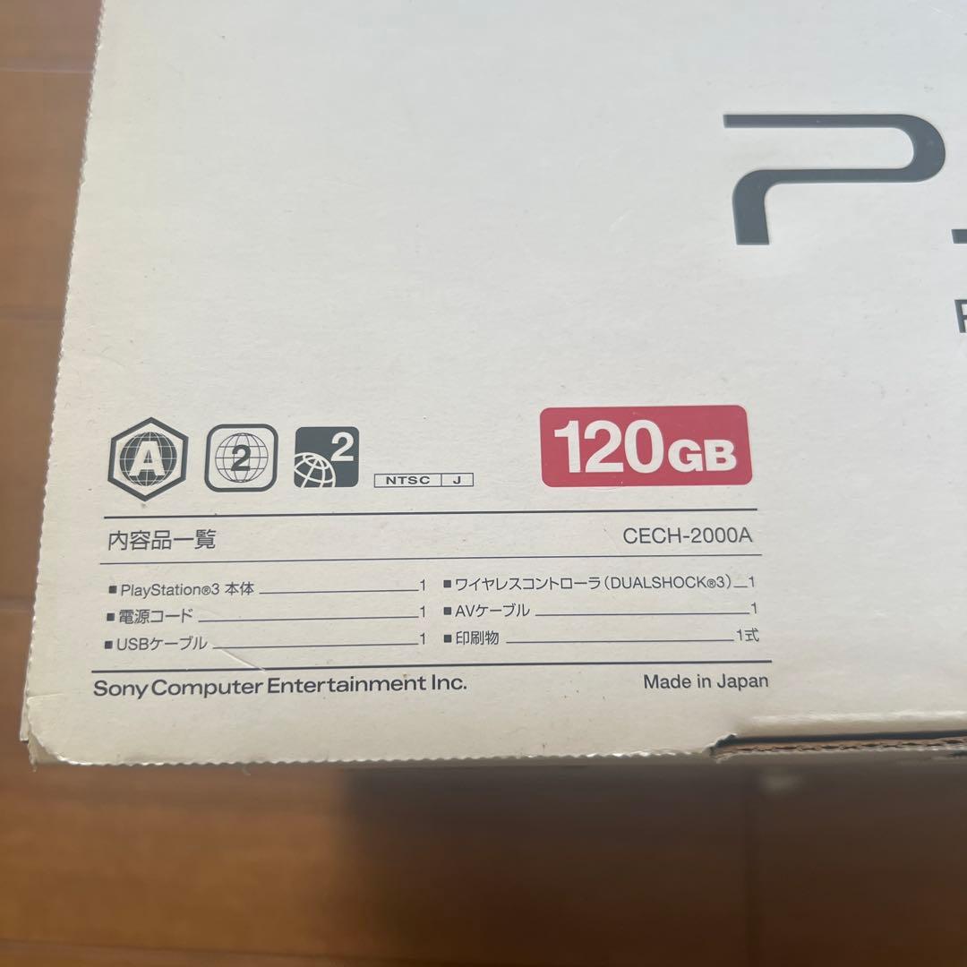 PlayStation 3 120GB 本体 コントローラー付き PlayStation 3 120GB 本体 コントローラー付き