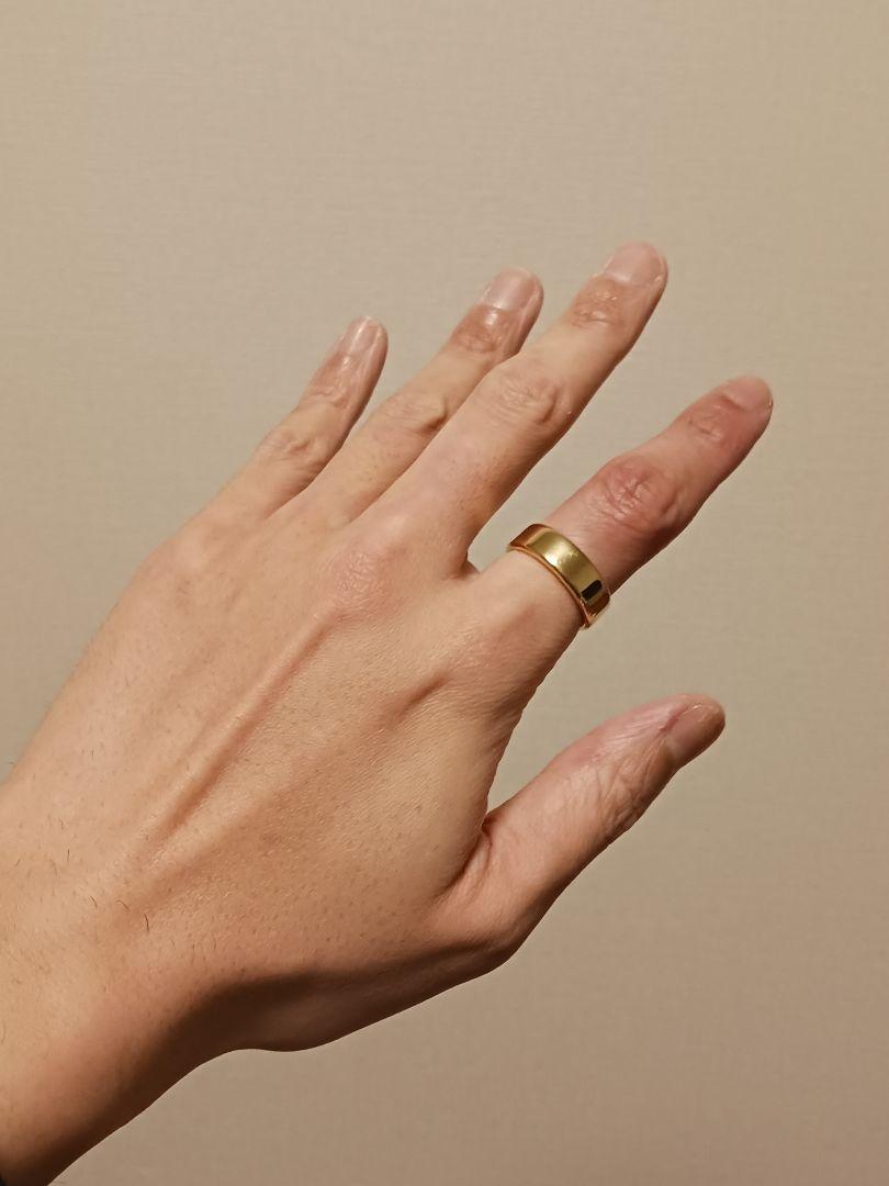 All Blues Tire ring Polished gold 54