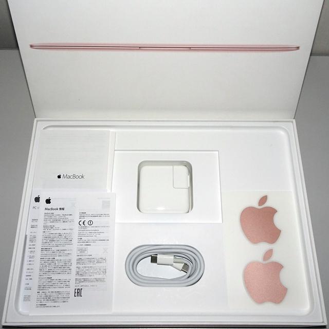 【美品】MacBook 2016 m3/8GB/256GB_ROSE