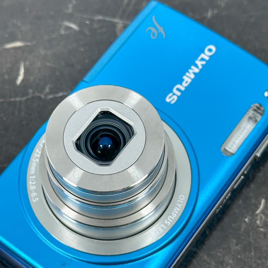 【美品】OLYMPUS FE-5050 デジカメ　ブルー