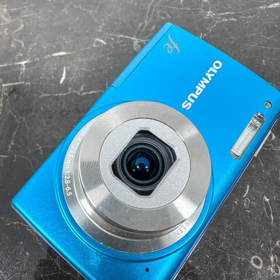 【美品】OLYMPUS FE-5050 デジカメ　ブルー