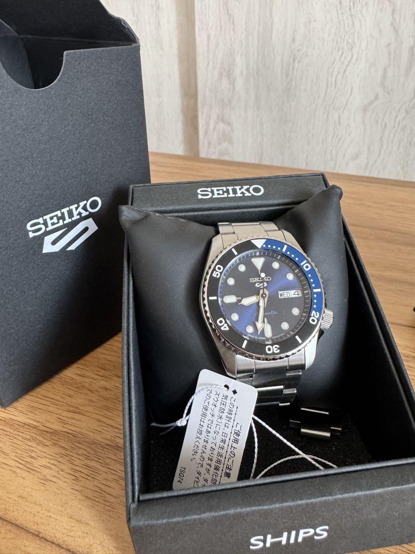 SEIKO 5SPORTS MID SIZ 38mm SHIPS別注