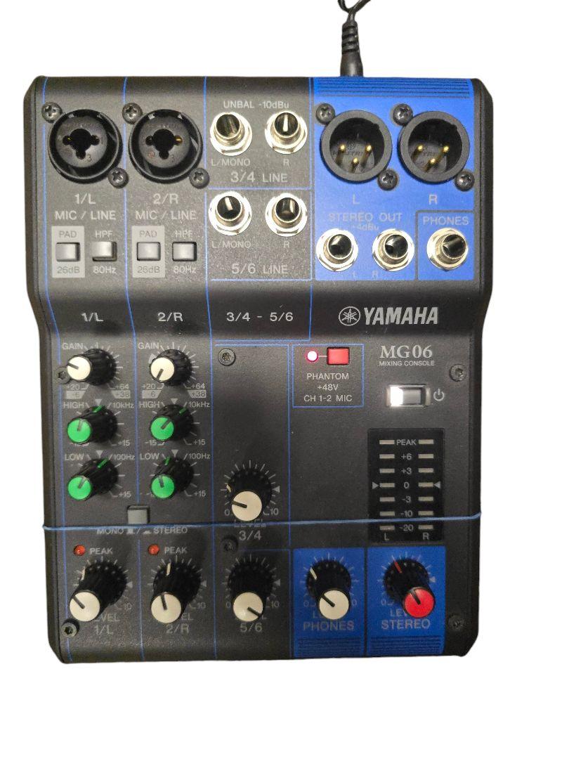 Yamaha MG06 ミキサー