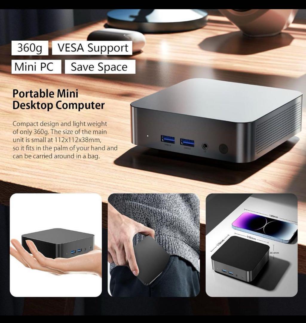 正式的 1台限定 ミニPC ミニパソコWindows11 16GB+512GB ミニPC
