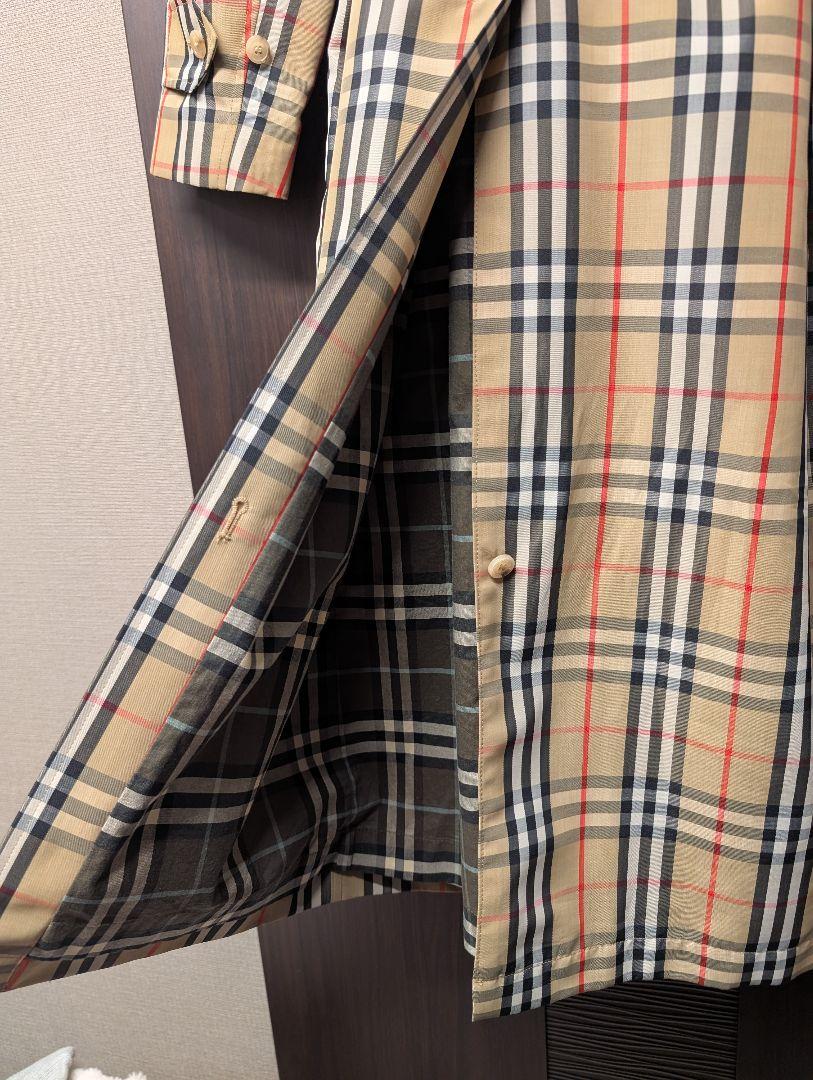 英国製 90s Burberry バーバリー ノバチェック ステンカラー コート