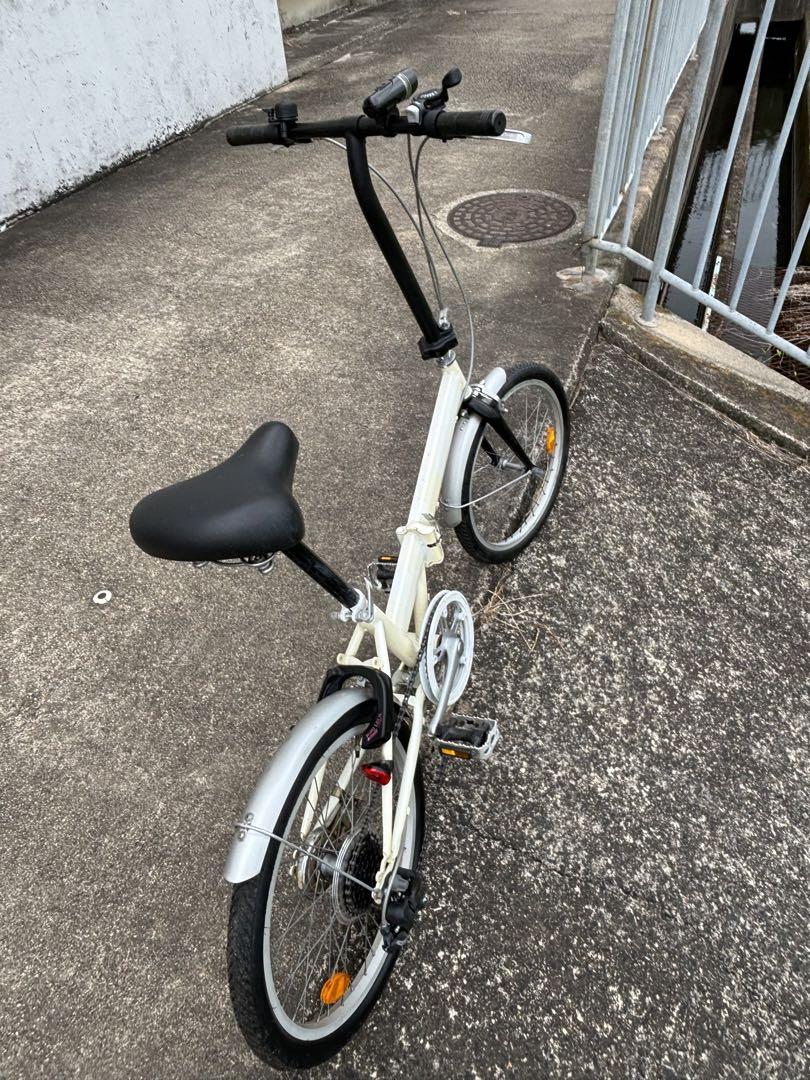 コンパクト折り畳み自転車(20㌅)お引き取り限定[配達可]