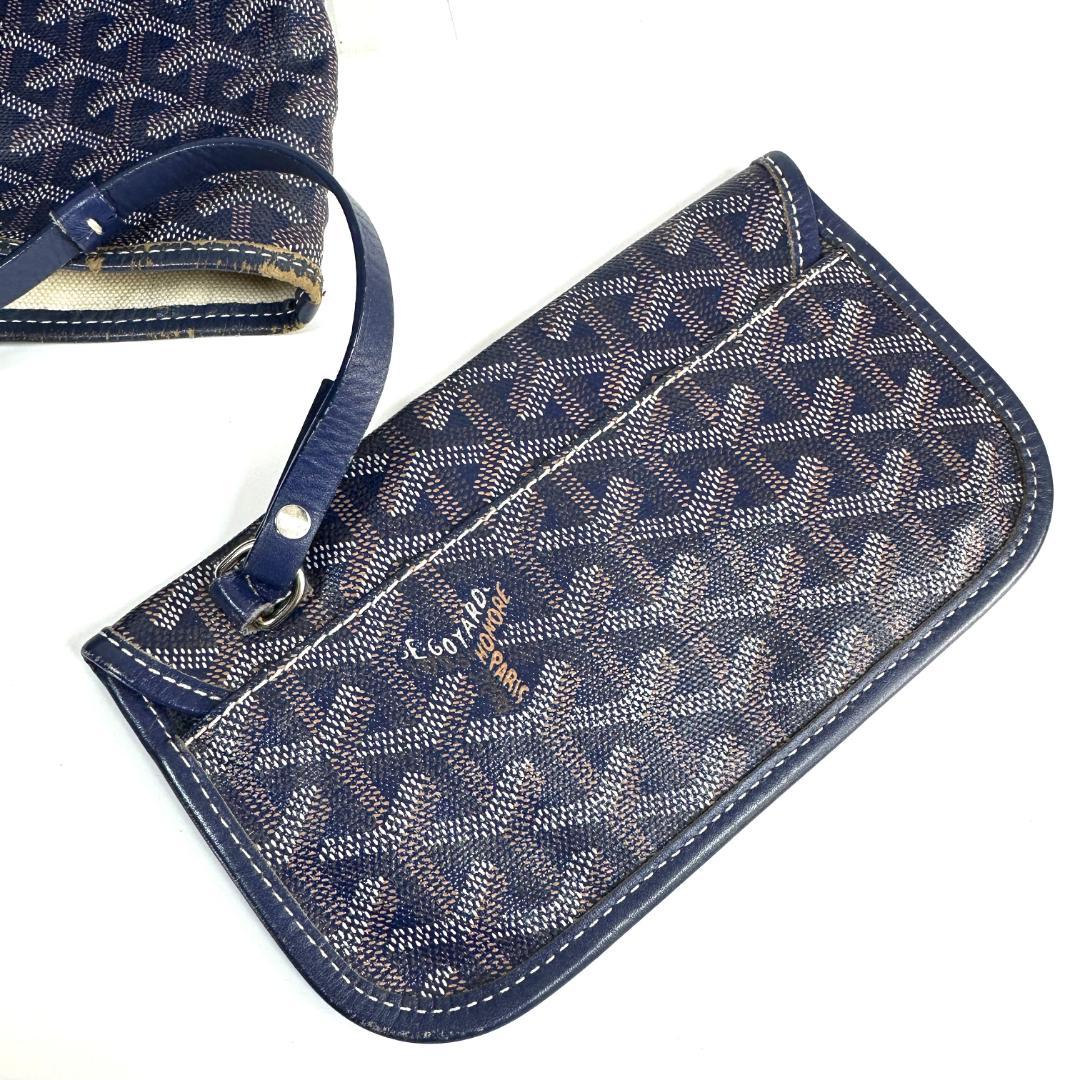 【希少】GOYARD Saint-Louis GM Tote Bag Blue