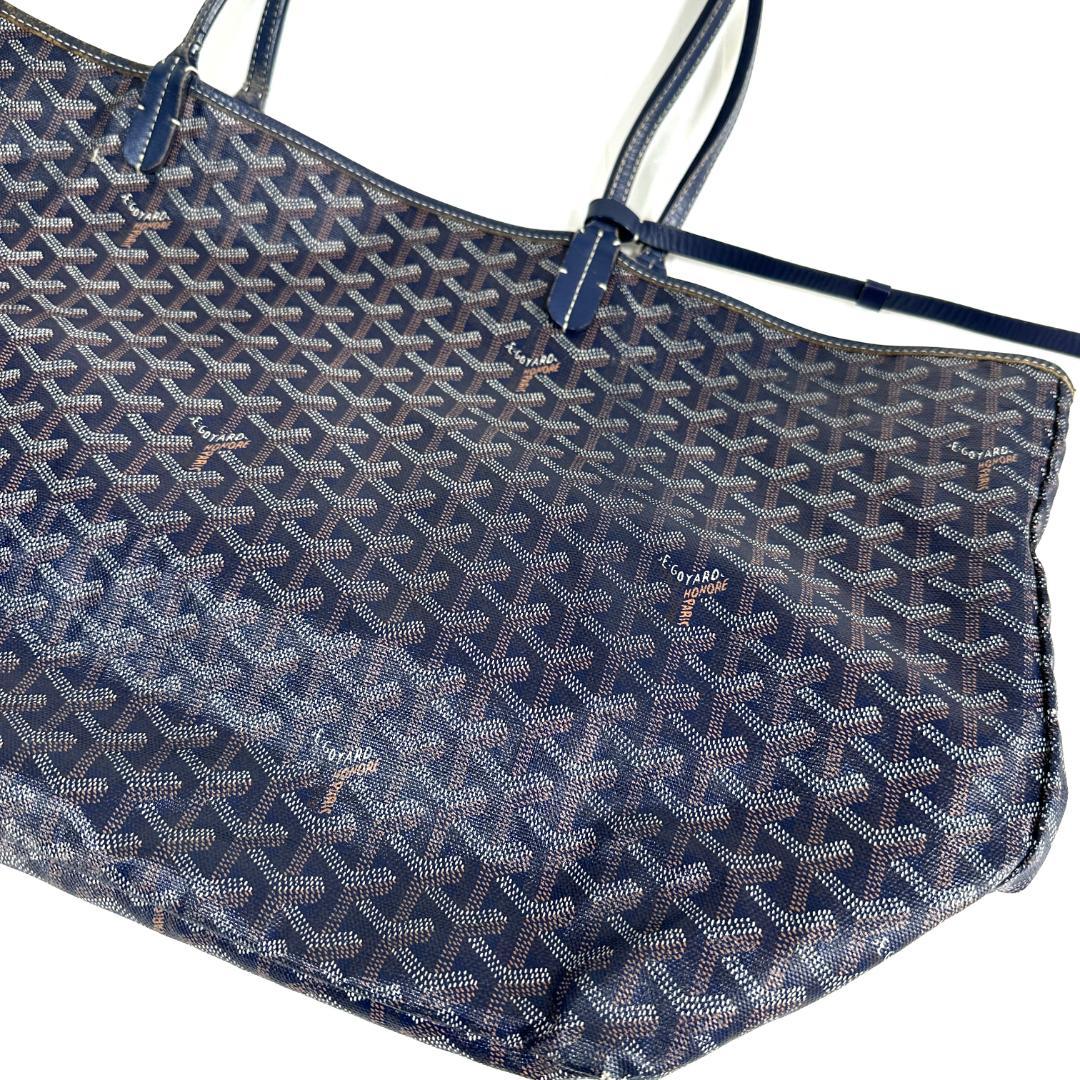 【希少】GOYARD Saint-Louis GM Tote Bag Blue