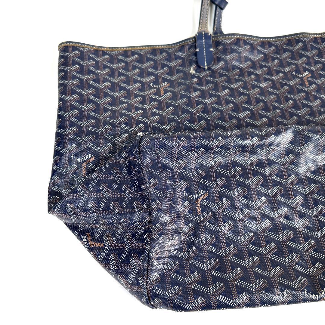 【希少】GOYARD Saint-Louis GM Tote Bag Blue