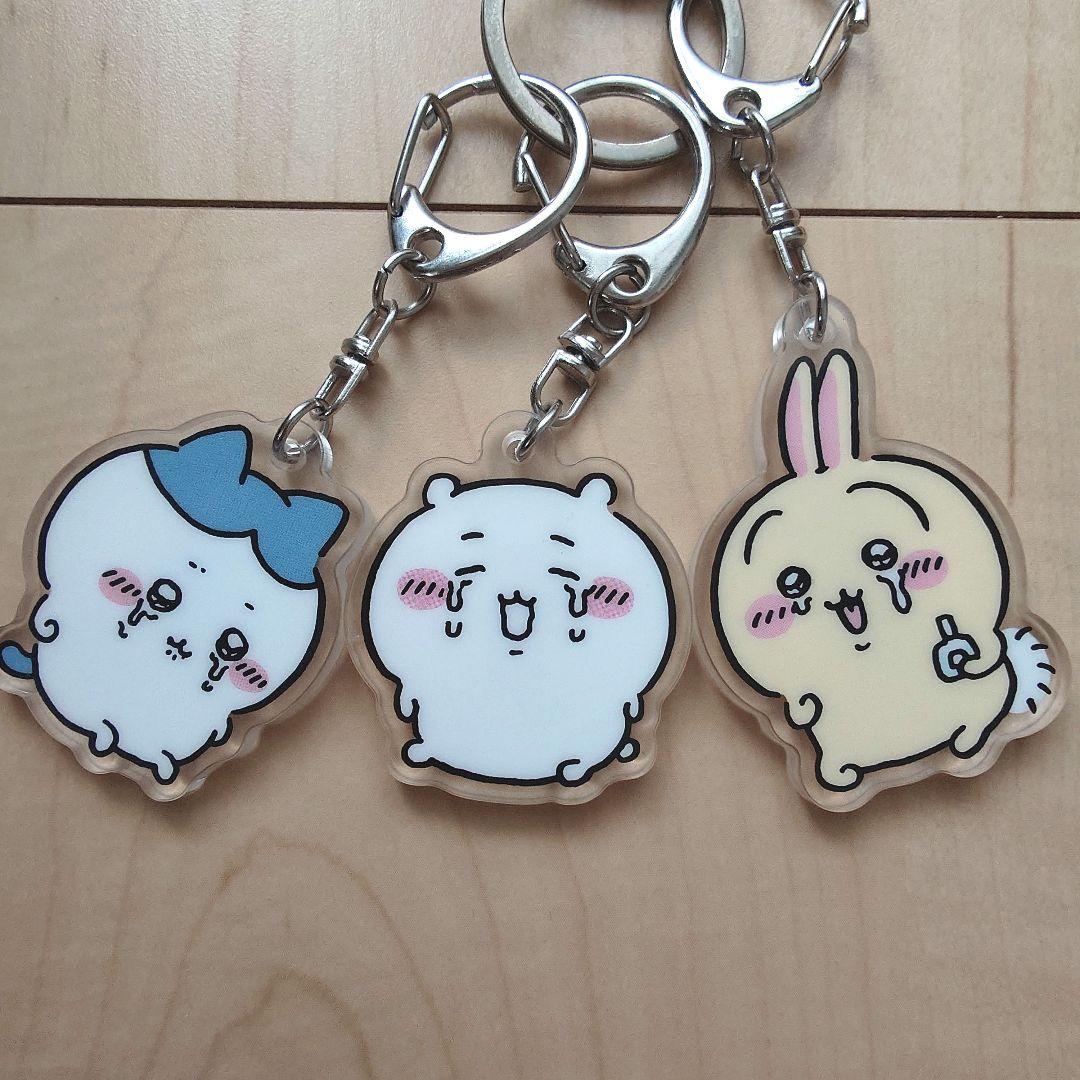ちいかわ　タワーレコード　タワレコ　アクリルキーホルダー　3点セット ちいかわ」とタワレコが初めてのコラボグッズ！音楽で感動する