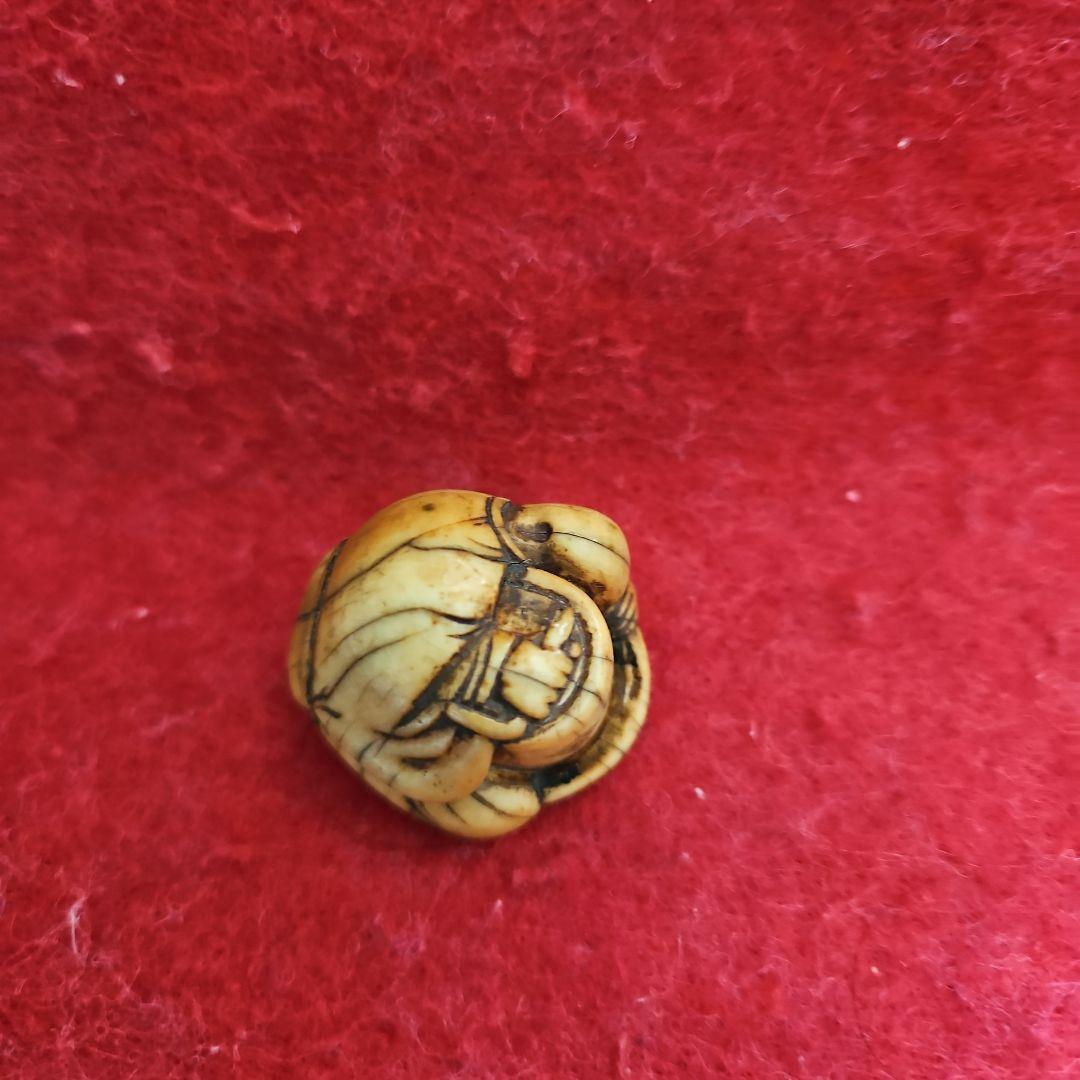 極上　根付　和装小物　古美術品　 置物　彫刻 細密細工　骨董　アンティーク