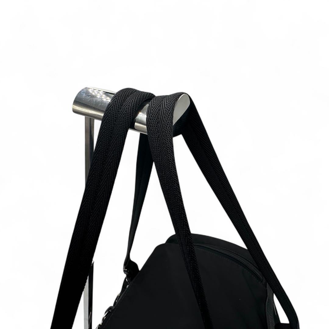 【現行】PRADA プラダ　Re-Nylon xサフィアーノレザー ペットバッグ