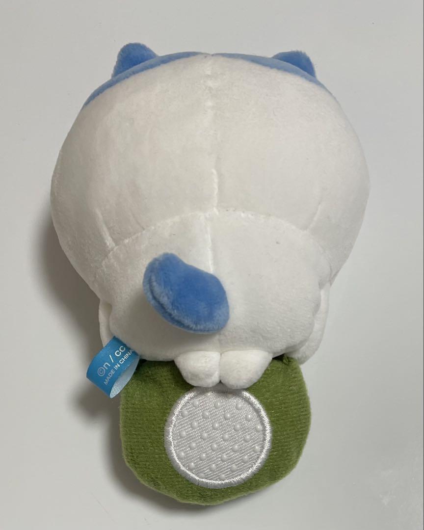 ハチワレ デスクトップから見守るひっかけぬいぐるみ 報酬袋
