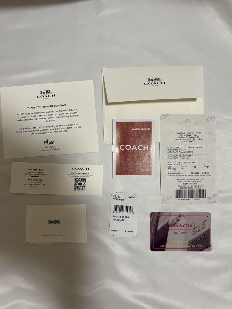 COACHバタフライプリント リュック
