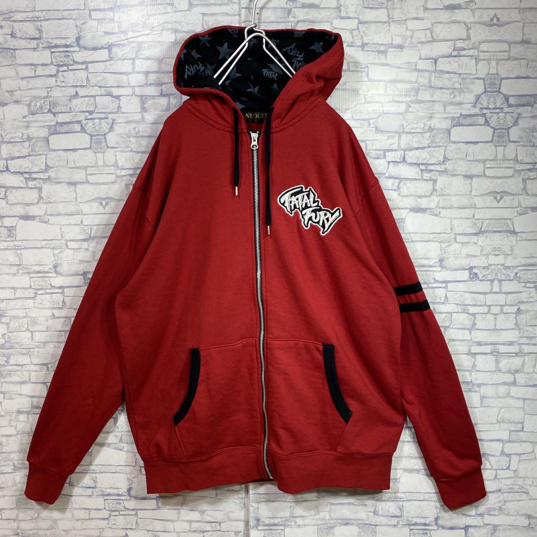 高質で安価 餓狼伝説 ネオジオ テリーボガード SNK KOF ジップパーカー トップス
