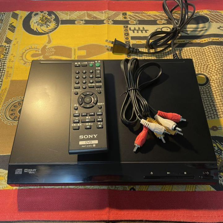 SONY DVDプレイヤー DVP-SR20 動作確認済 リモコンのみジャンク